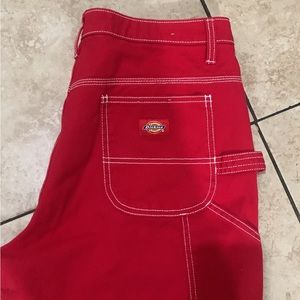 Red Dickies cargo pants